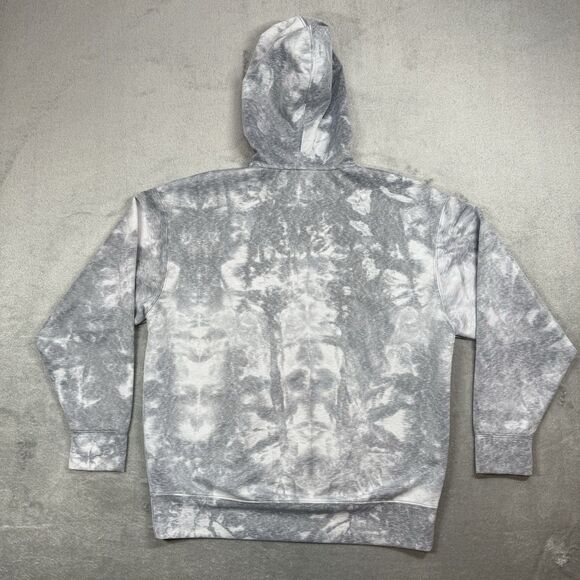 Nike Icon Clash Training Hoodie Women’s Small Gray White Oversized Logo Sport - Picture 2 of 9